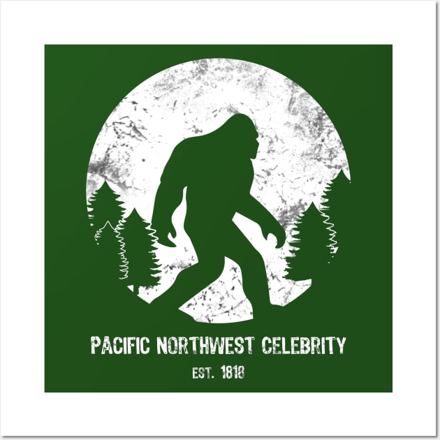 Bigfoot est 1818 Pacific Northwest Celebrity Wall Art by Scar